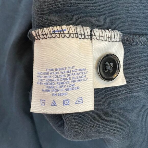 Lands End Women's Sweater Size 1X V-Neck Cardigan Button Front Blue Casual - Picture 7 of 11